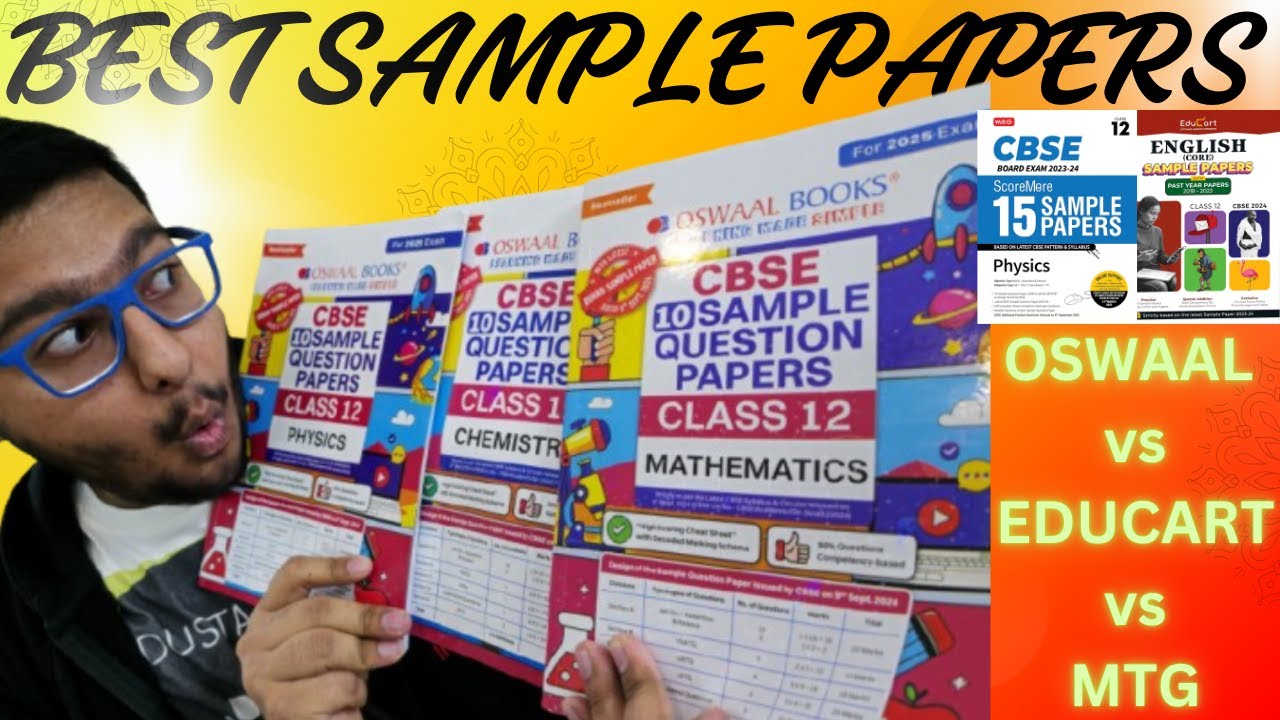 Best Sample Papers for Class 12 Boards | Oswaal vs Educart vs MTG Secret Hacks to Crack 95%