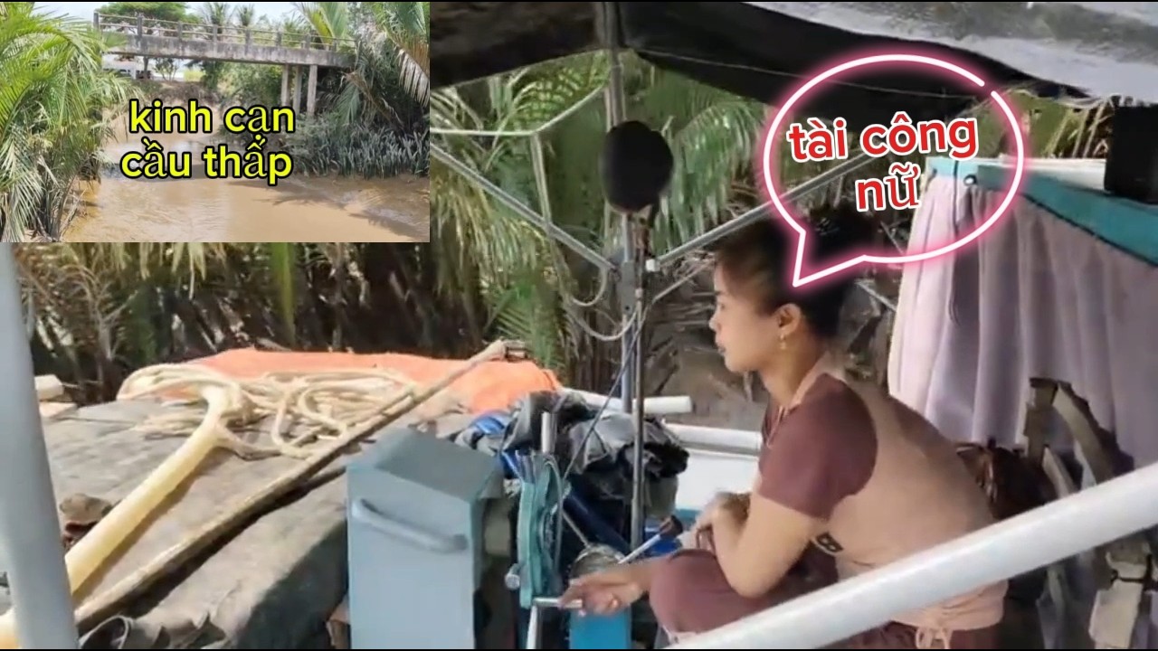 Vô rạch nhỏ chở chuyến hàng cuối năm