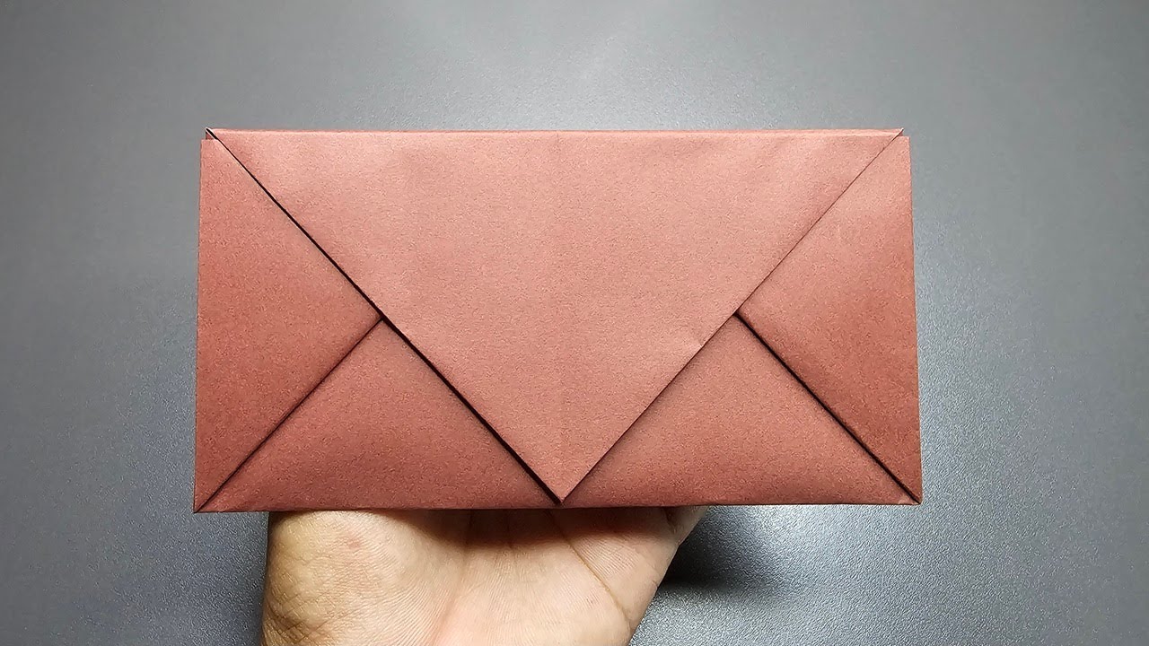 Origami envelope folding instructions, origami envelope fold, How To