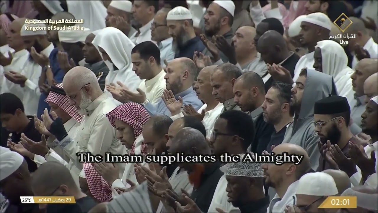 دعاء خاشع للشيخ د. #ياسر_الدوسري من المسجد الحرام بـ #مكة_المكرمة #ليلة_29 #رمضان 1447هـ