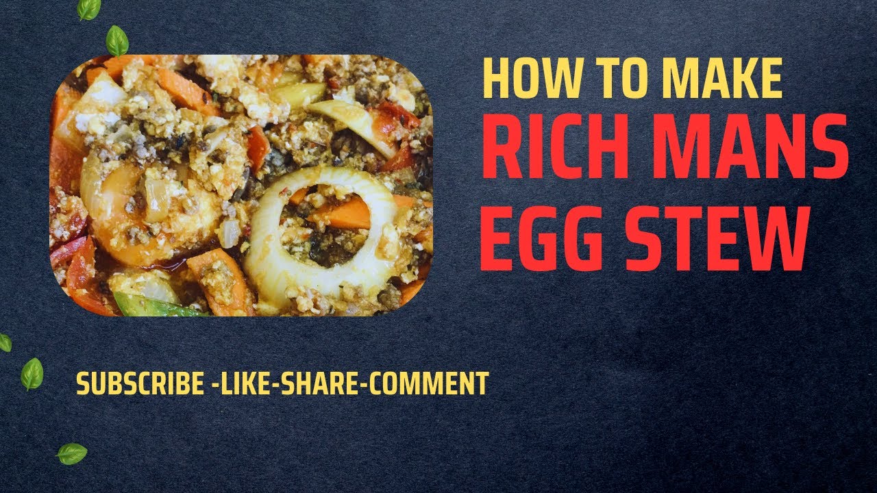 The Best Egg Sauce You Can Find - Egg Stew-Egg Sauce with Yams #eggstew #eggrecipe #cooking#viral