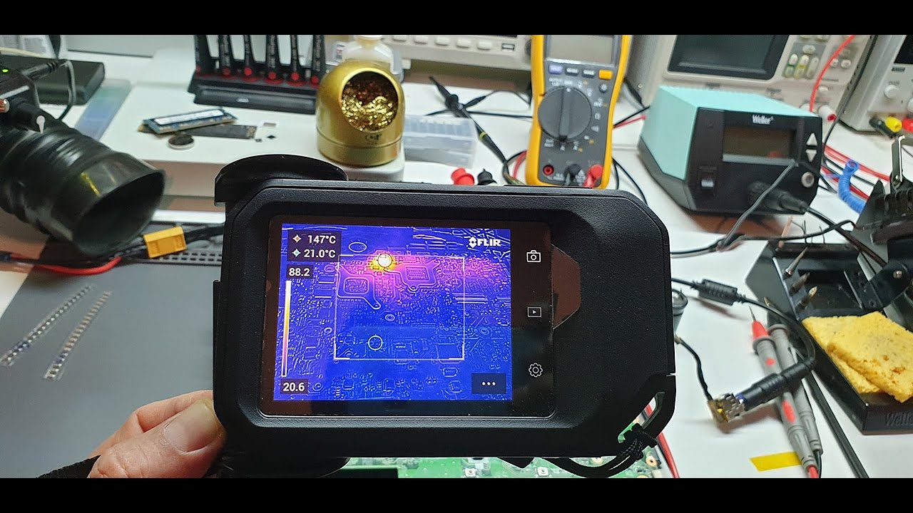 Find Short Circuit quickly With #Flir Thermal Camera.با دوربین حرارتی اتصال کوتاه  راسریع  پیدا کنید