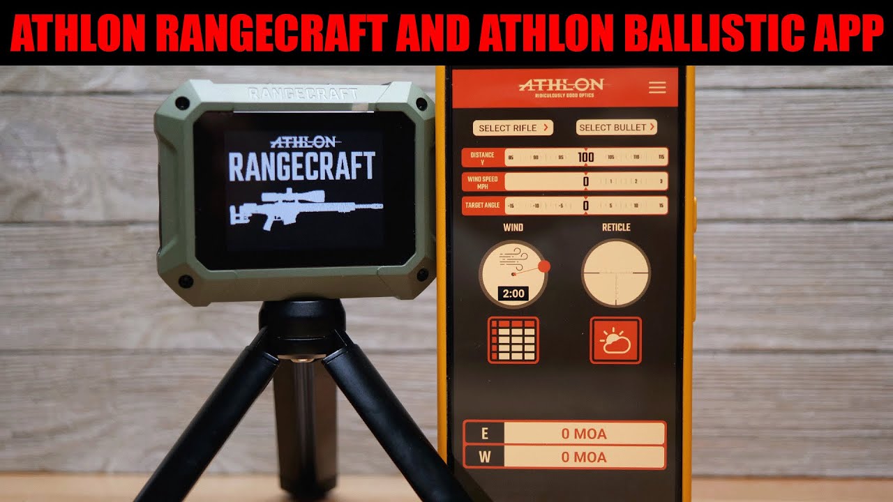 Athlon Rangecraft Chronograph and Athlon Ballistics Lite App