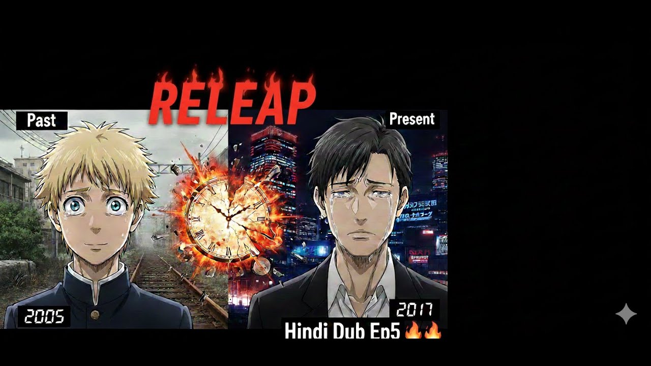 "Tokyo Revengers S1 Ep5 Hindi Dubbed | Releap 🔥 Second Time Leap Shock!"