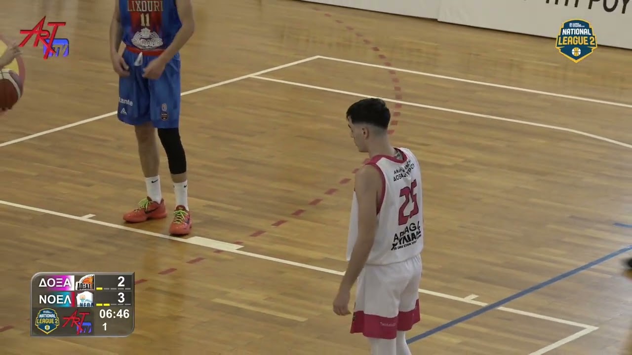 NL2 | 1ος Όμιλος | 18η Αγωνιστική | Α.Ε. Δόξας Πύρρου Άρτας 2001 - ΝΕΟΛ 84-86