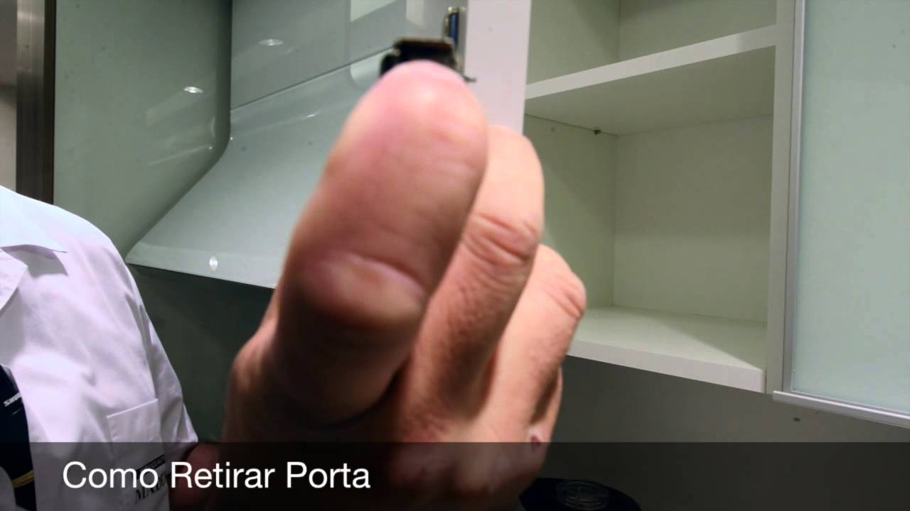 Como Retirar porta de Armário MADEIROL