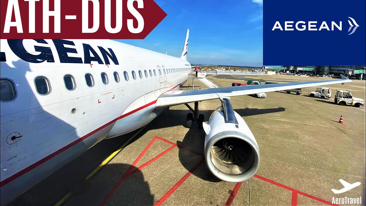 FULL FLIGHT DURING CORONA PANDEMIC !? | AEGEAN AIRLINES | ATHENS-DÜSSELDORF | A320 | TRIPREPORT 4K