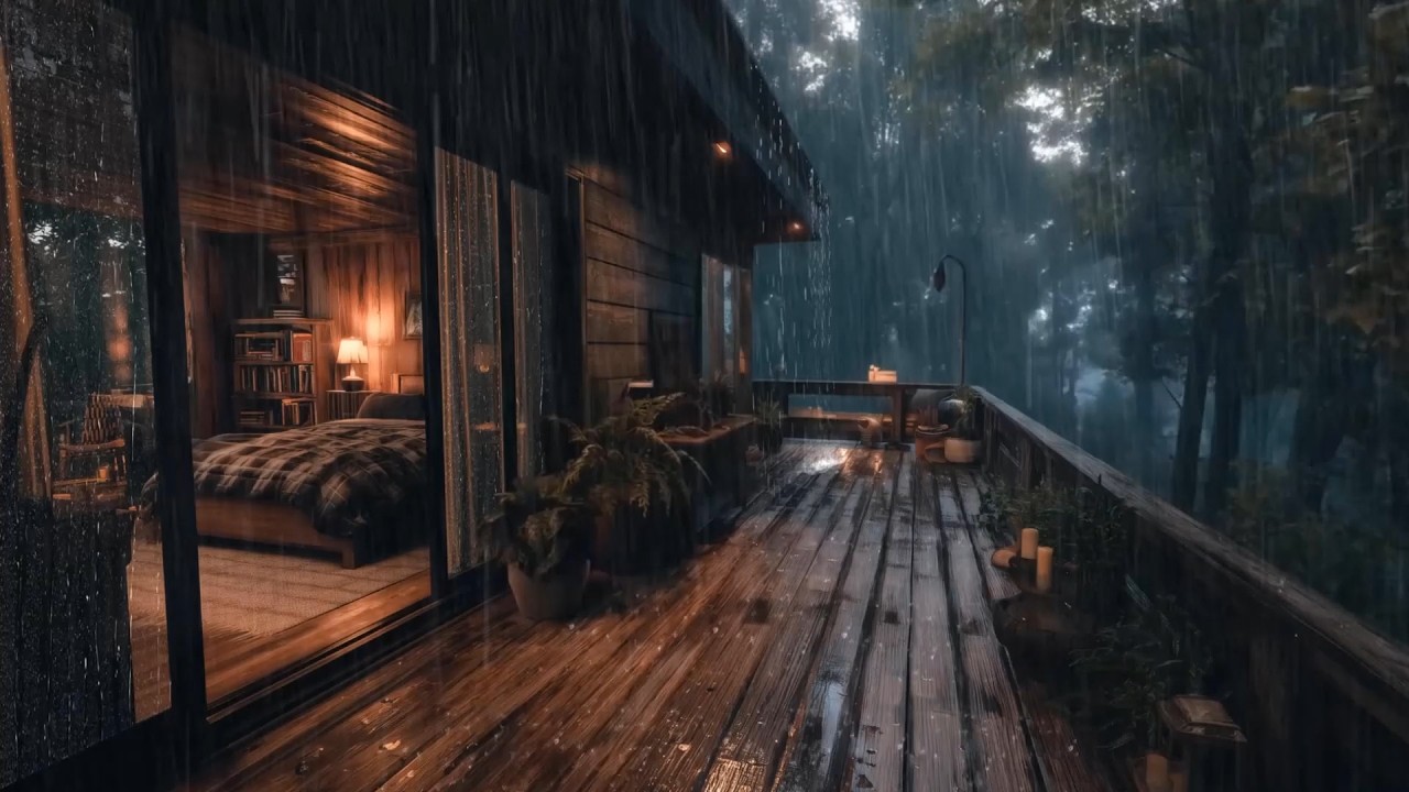 Gentle Forest Rain Sounds for Focus | Relaxation, Study, Deep Sleep, Stress Relief