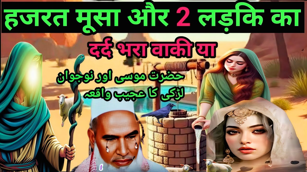 Hazrat Musa Aur 2 Ladki ka Dard bhara waqia एक बार जरूर सुने Qari Hanif multani