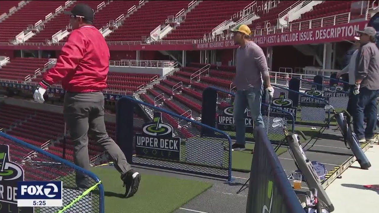 Levi's Stadium transformed into 9-hole golf course