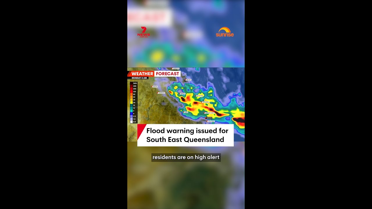 Flood warning issued for South East Queensland