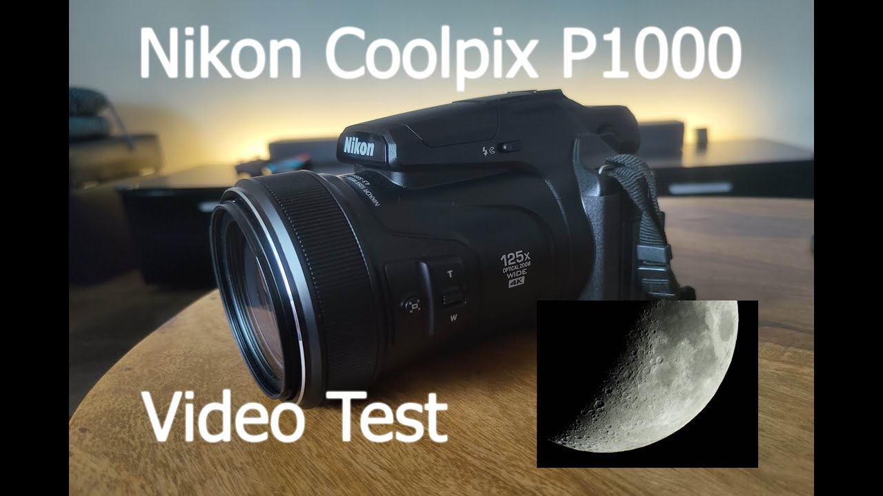 Nikon P1000 Video Test Stabilization, Autofocus, Zoom and Moon 4k UHD Sunset & Daylight