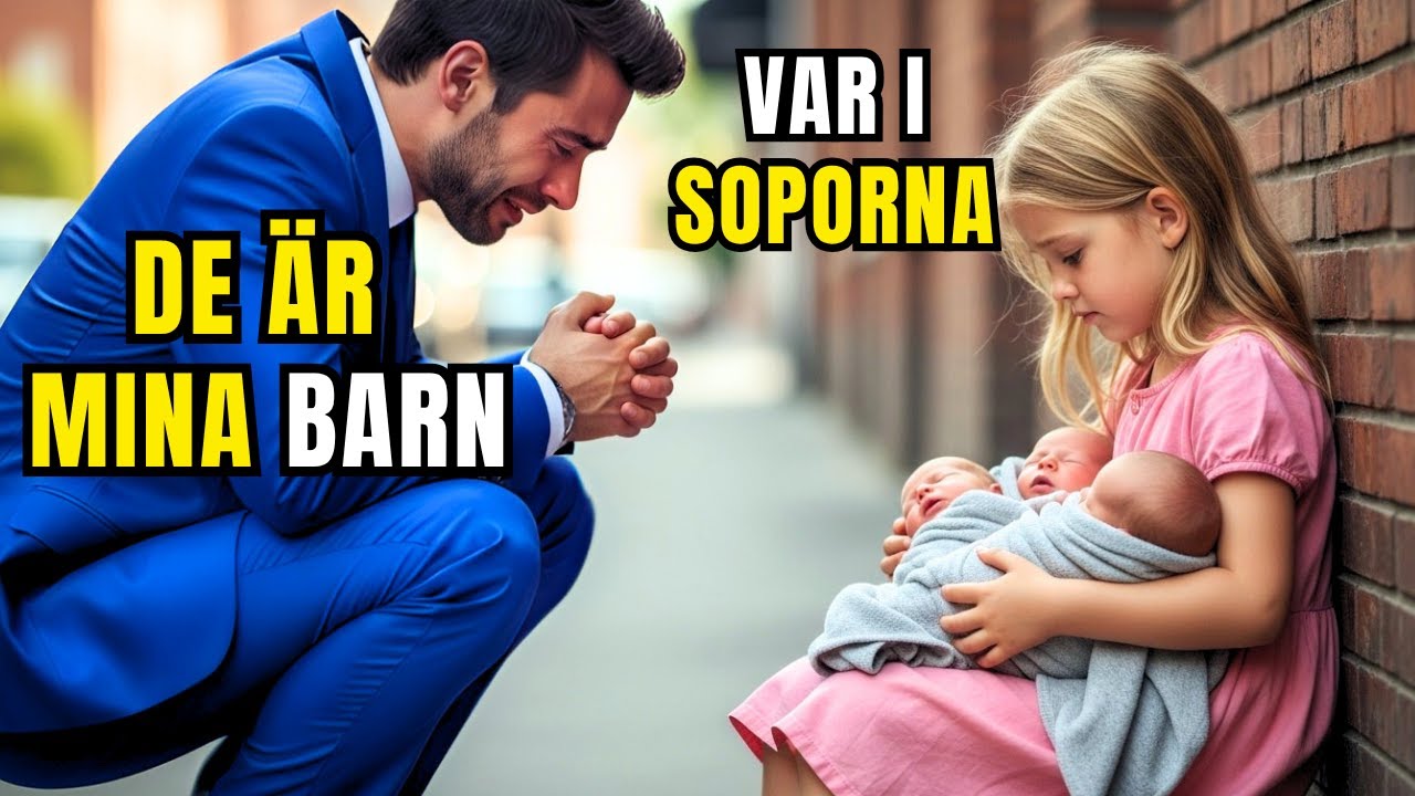 Fattig flicka upptäcker trillingar utan att veta att de är miljardärens förlorade barn...