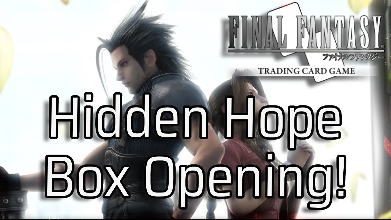 Hidden Hope Box Opening! || Final Fantasy TCG