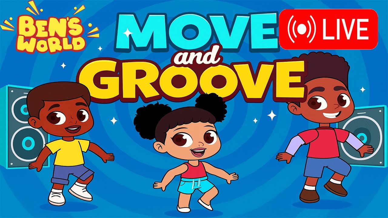 🎶 Move and Groove & More Fun Learning Songs for Kids | Ben&rsquo;s World Animation Mix 🌈✨