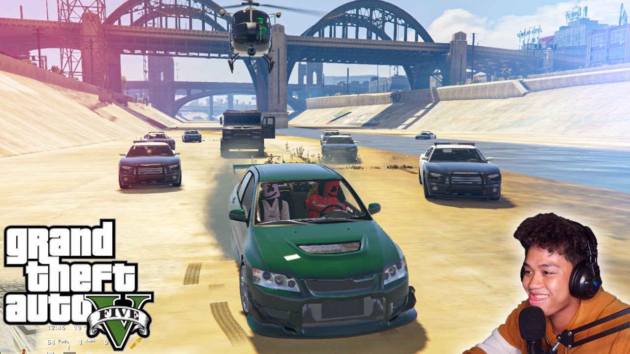 The Greatest BIG BANK Robbery sa GTA 5!! (Police Chase) | Billionaire City RP