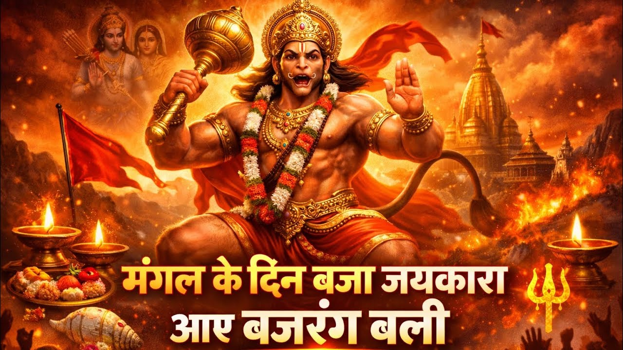 मंगल के दिन बजा जयकारा आए बजरंग बली | Hanuman Ji Bhajan | Tuesday Special Bhajan 2026