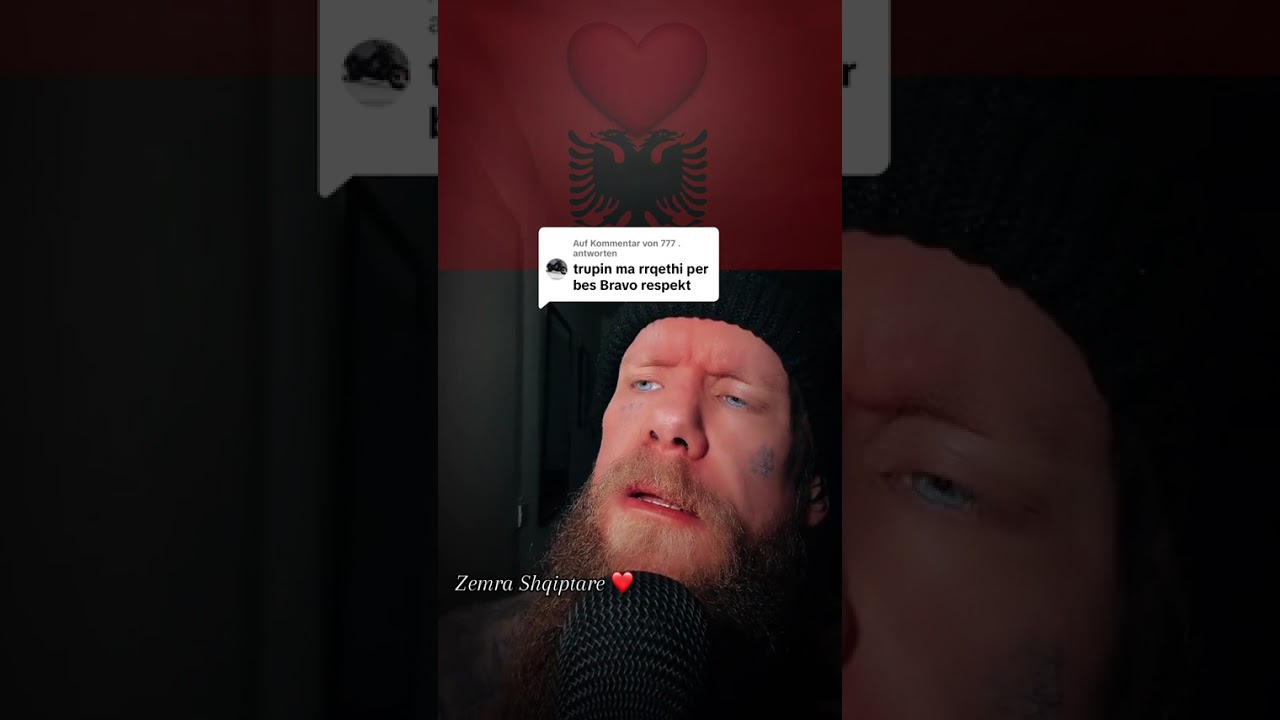 &bdquo;Respekt von allen Albanern auf der ganzen Welt f&uuml;r eine Legende wie 🫡🇦🇱Andy Kister🇩🇪. 👏🏻👏🏻🇦🇱🇩🇪🙏🏻🫡🫡