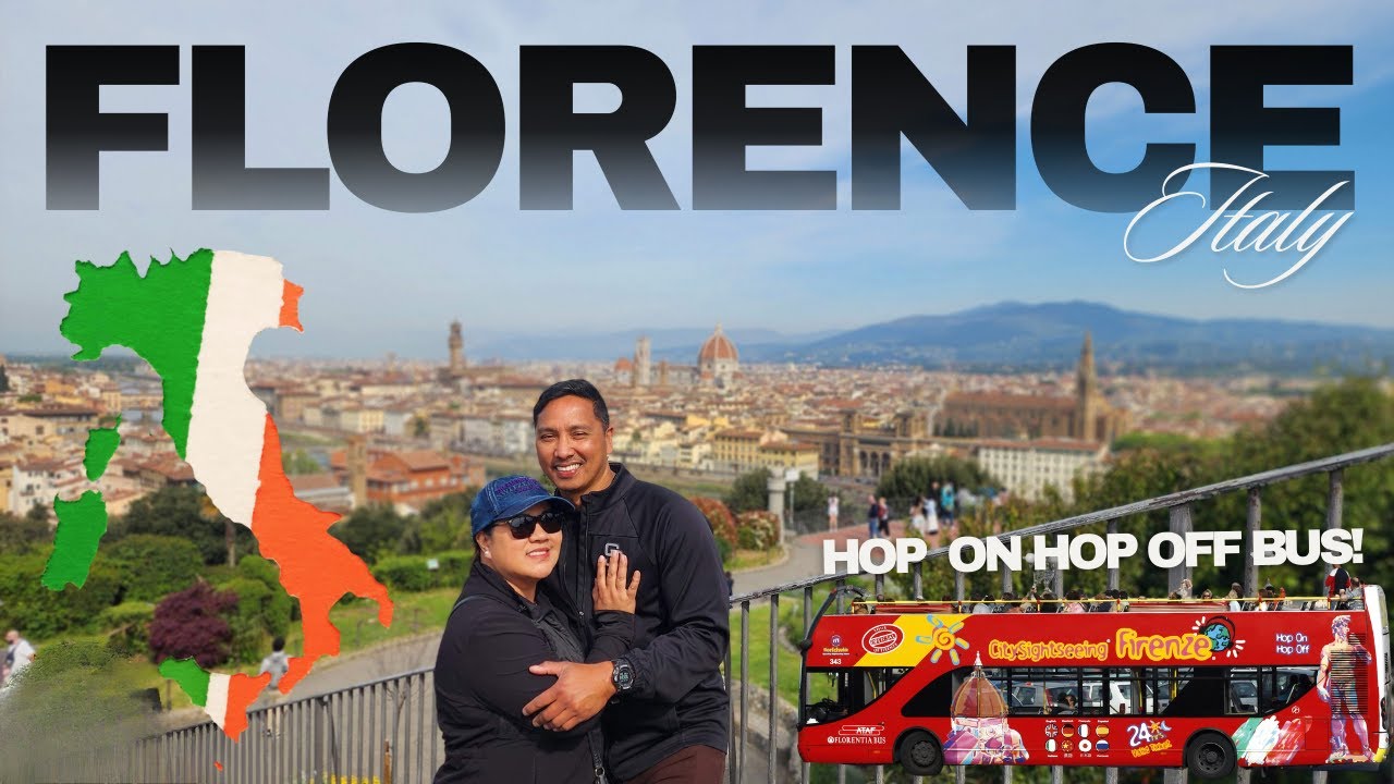 We Explored Florence, Italy🇮🇹  on a Hop On Hop Off Bus! (Group of 14)