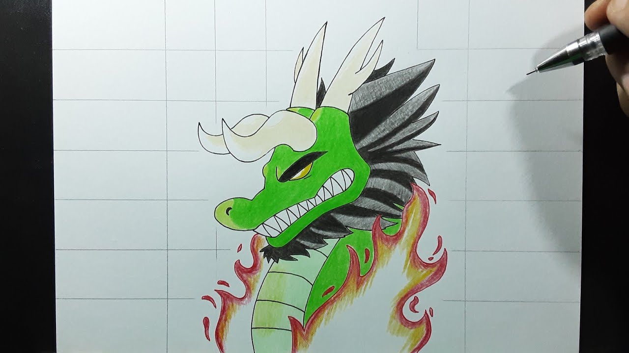 how to draw Dragon Blox Fruits