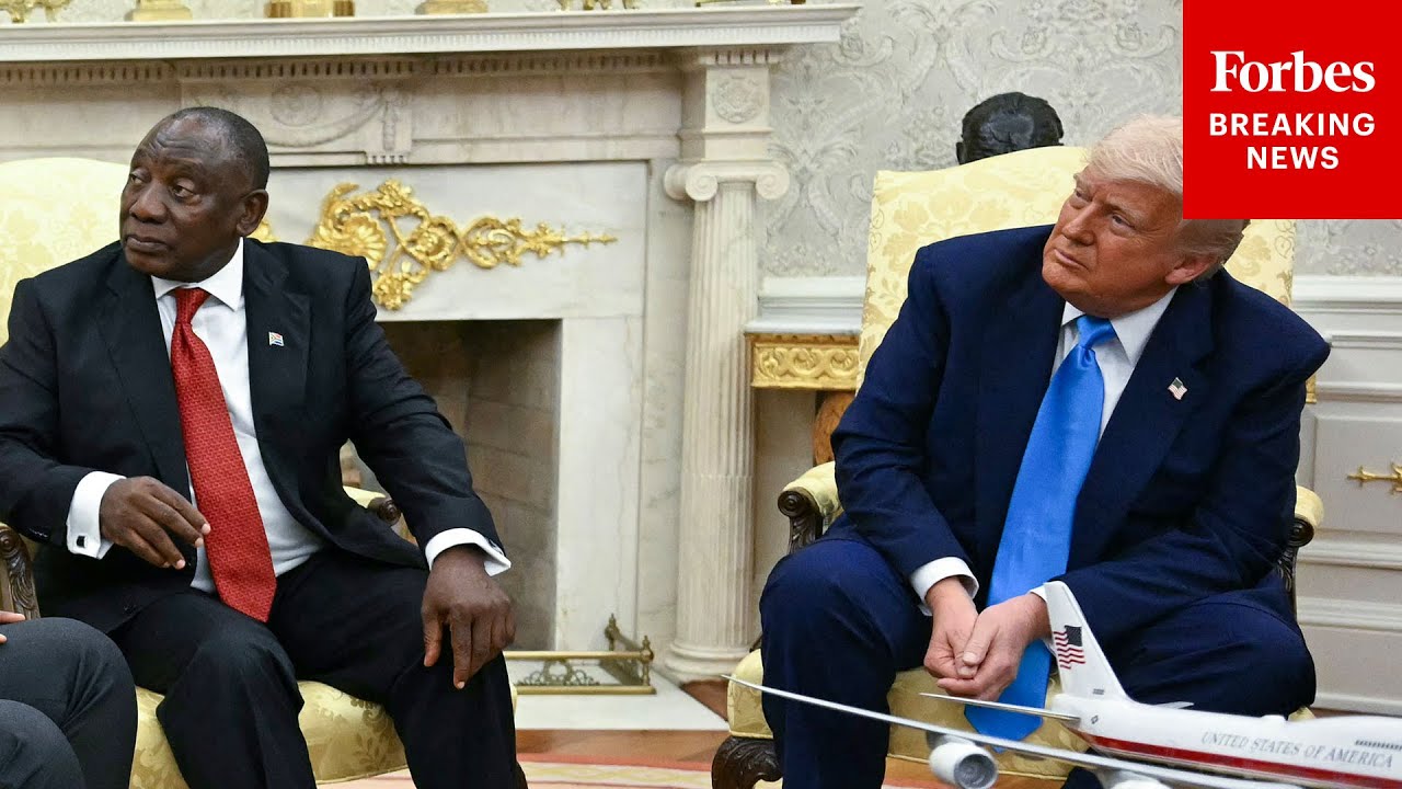 Trump Discusses Efforts To End Russia-Ukraine War During Meeting With South Africa's President