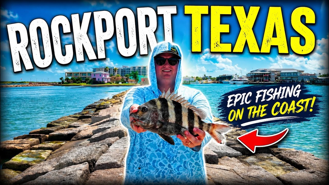 Saltwater Fishing Trip to BEAUTIFUL Rockport, Texas (Part 1.)