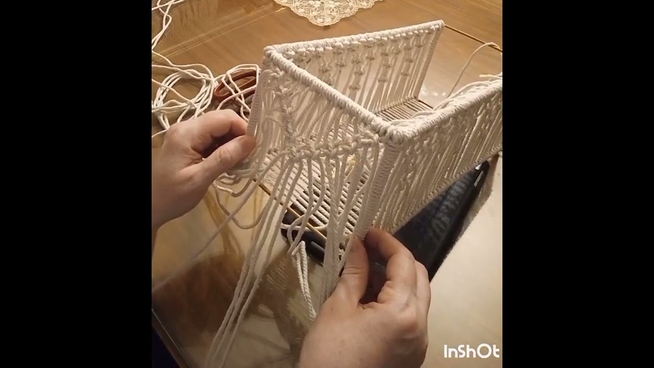 طريقة بوكس مكرمية مستطيل