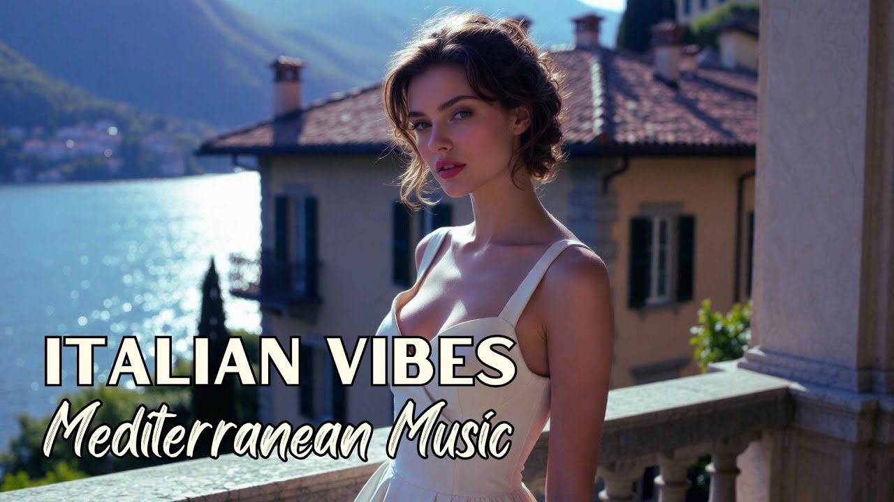 🎶 Italian Vibes & Mediterranean Music 🎶 2+ Hours Scenic Amalfi Coast & Lake Como Relaxation 4K