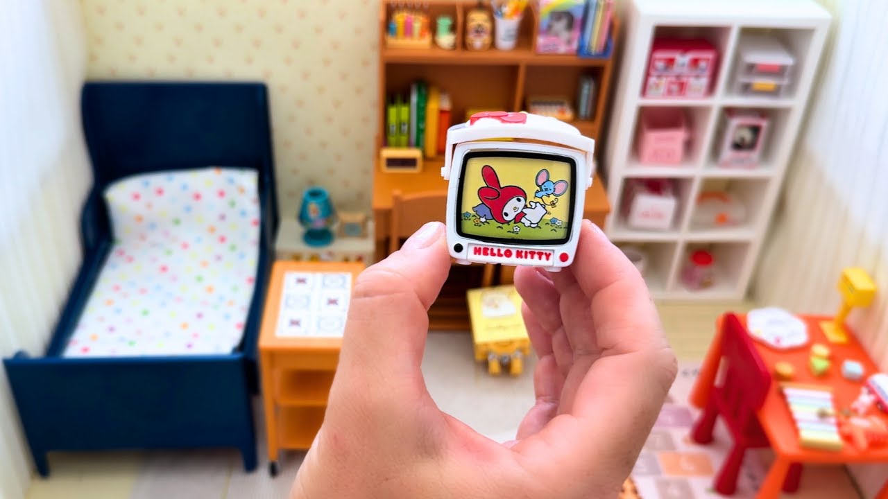 Mini desk set 🌟Mini bedroom 🌟 ASMR 🌟