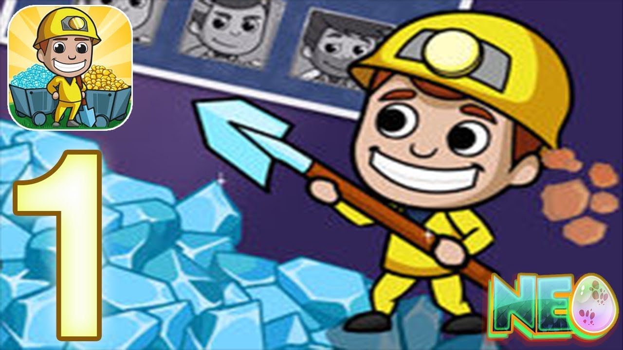 Idle Miner Tycoon: Gameplay Walkthrough Part 1 - The First Mine (iOS, Android)