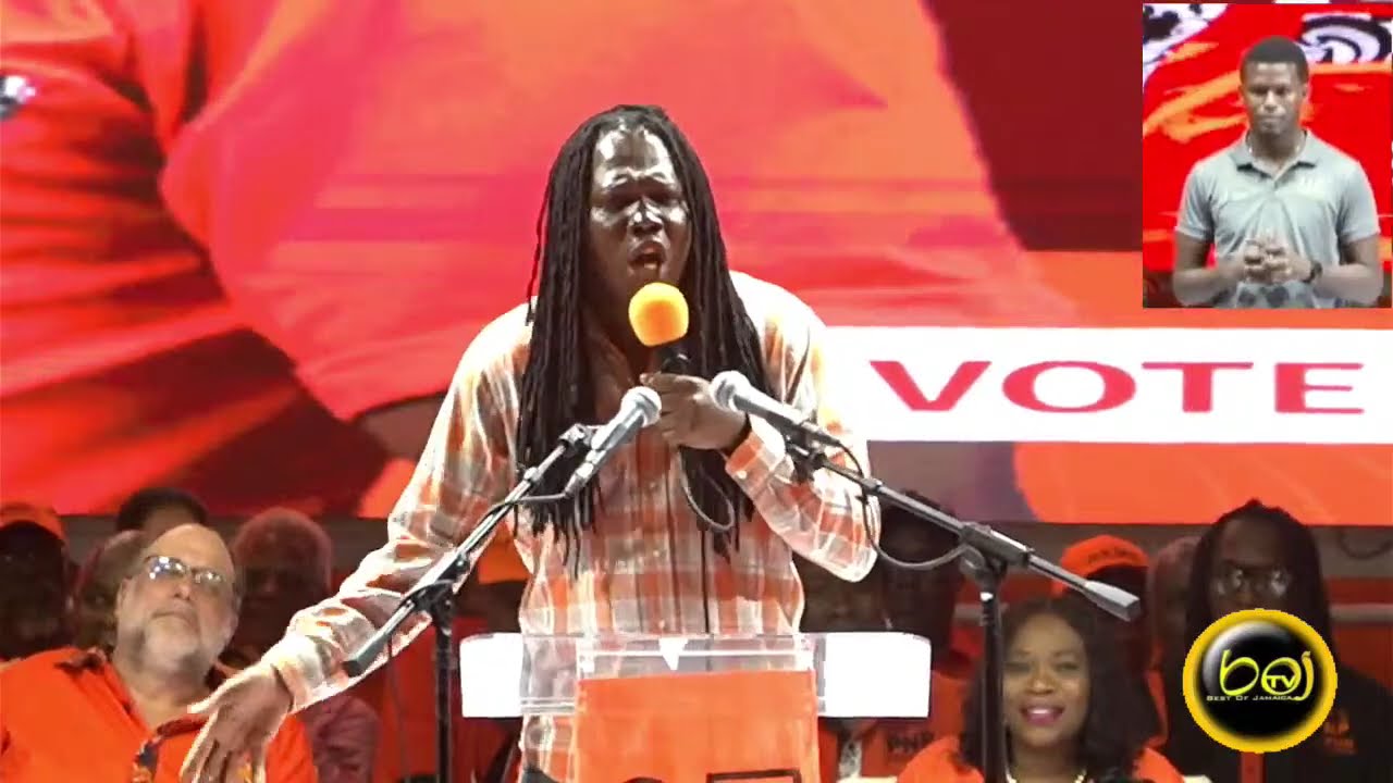 Damion Crawford || PNP Central Jamaica Mass Rally || Mandeville || August 24 2025