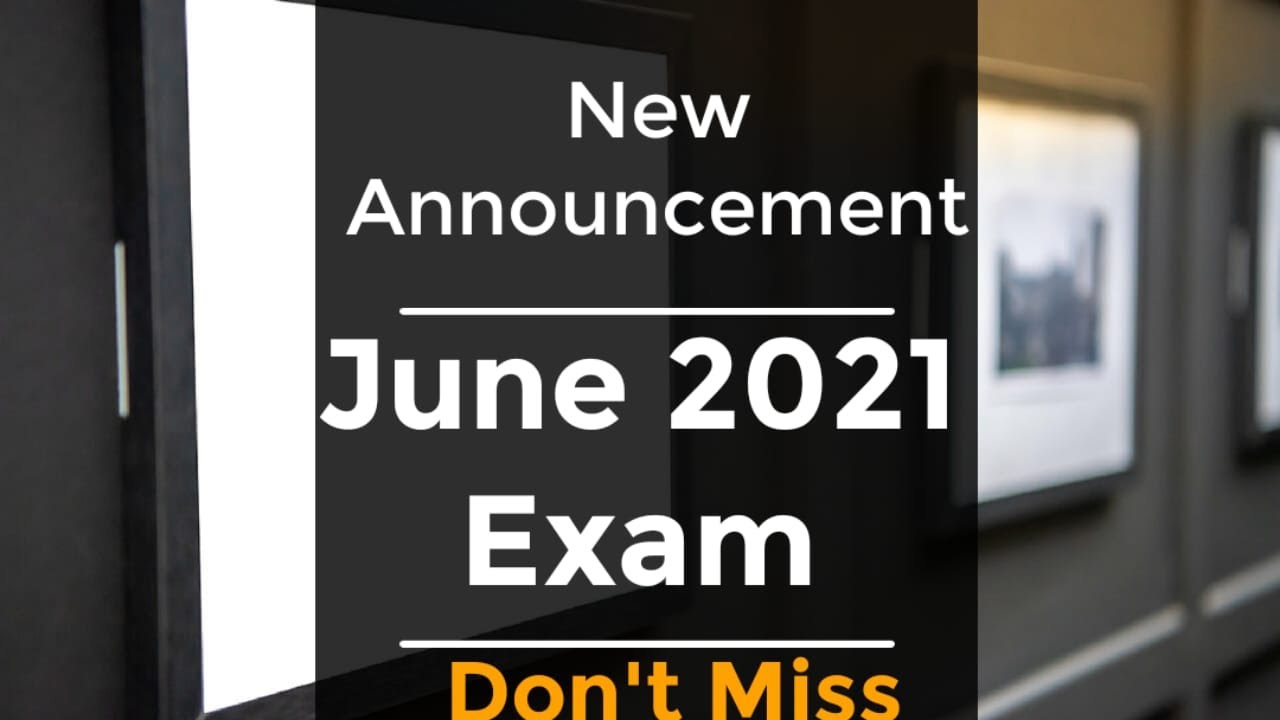 CS New Update for June 2021 Exam, Don't dare to miss this announcement ICSI #Rajpicz
