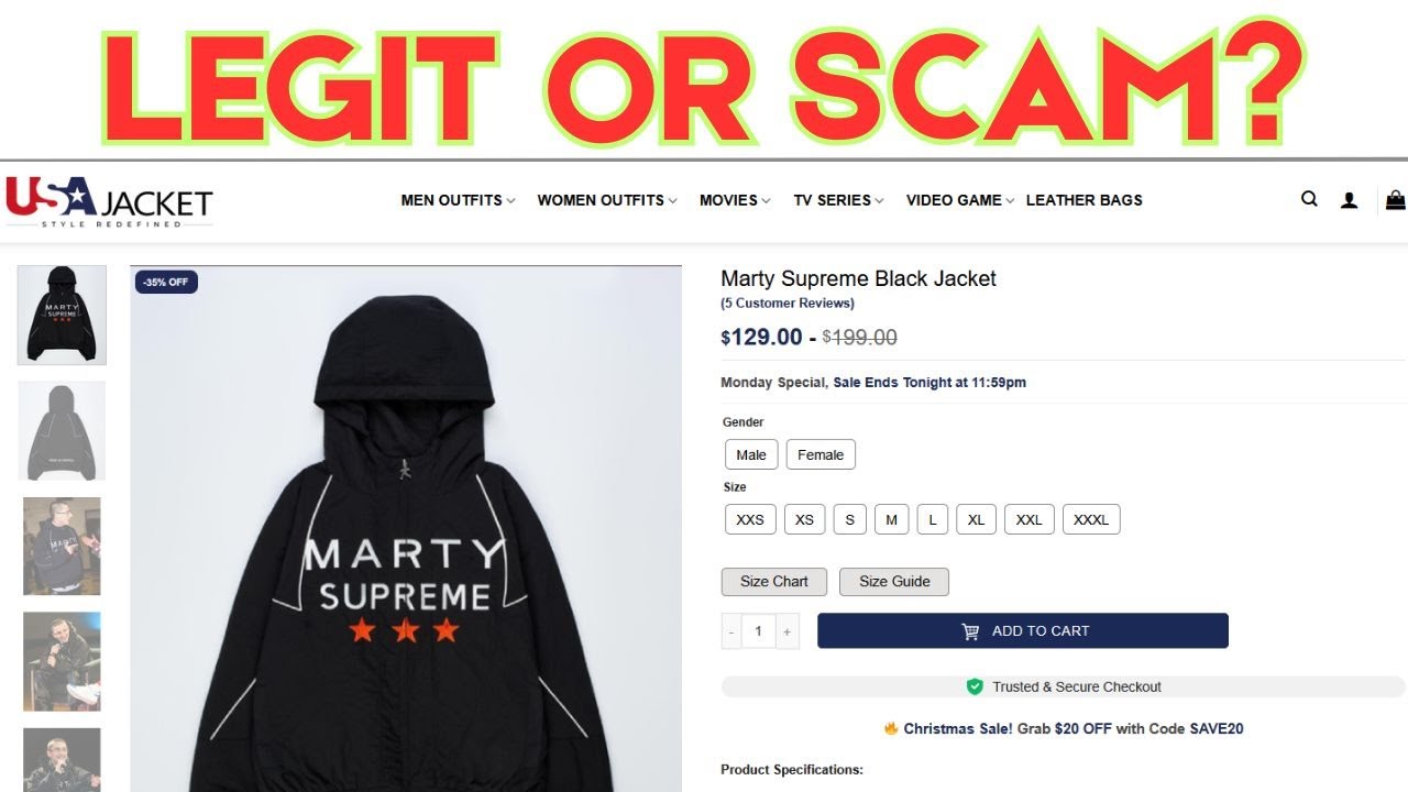 Marty Supreme Jacket Reviews - Is Legit or a Scam?