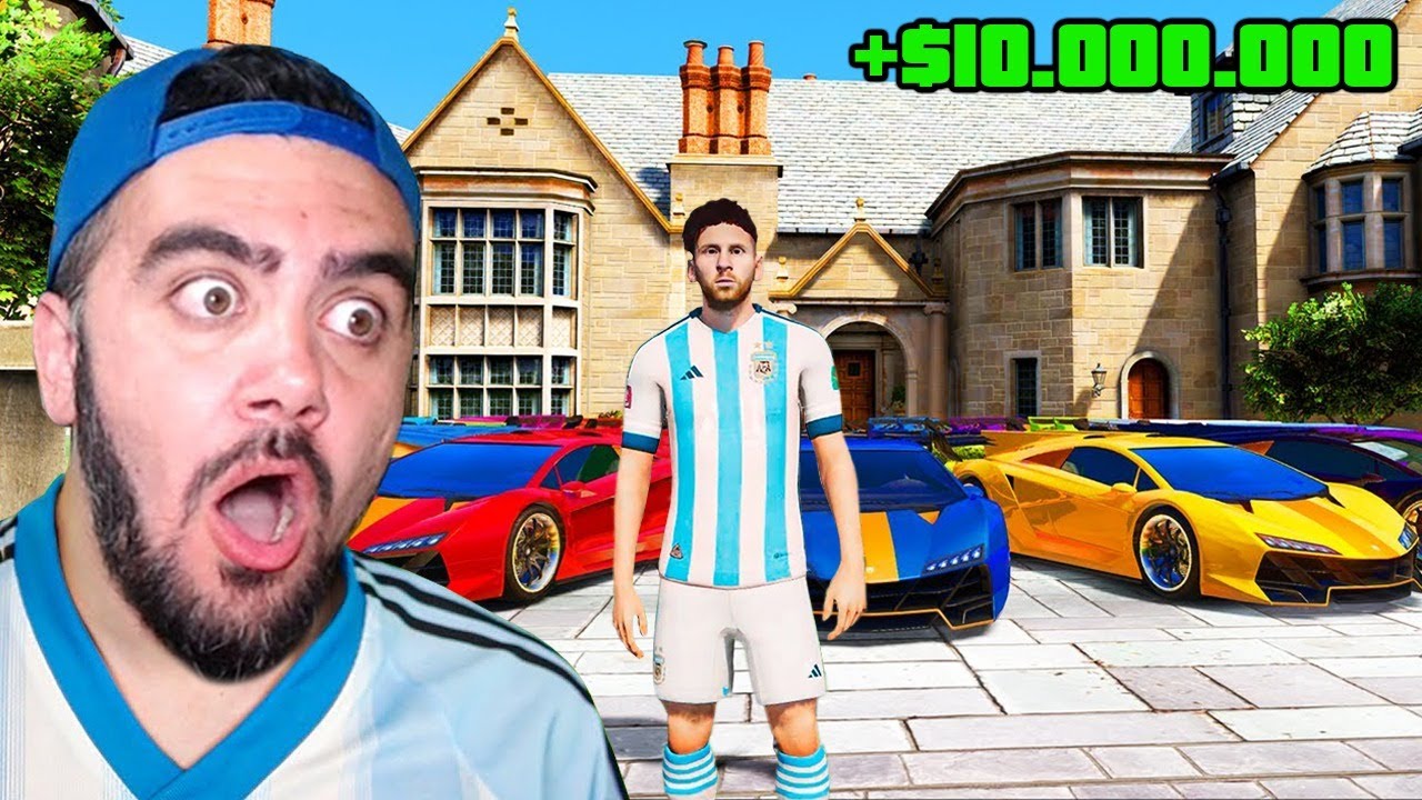 MESSI BENI EVINE DAVET ETTI GTA 5 DE ILK - GTA 5 MODS