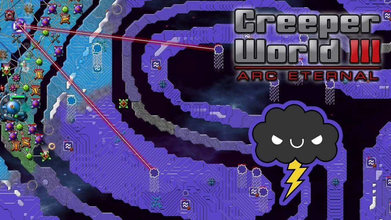 Death Clouds no effort haha map | KAJACKX CREEPER CLOUD | yum234 | Creeper World 3 Gameplay