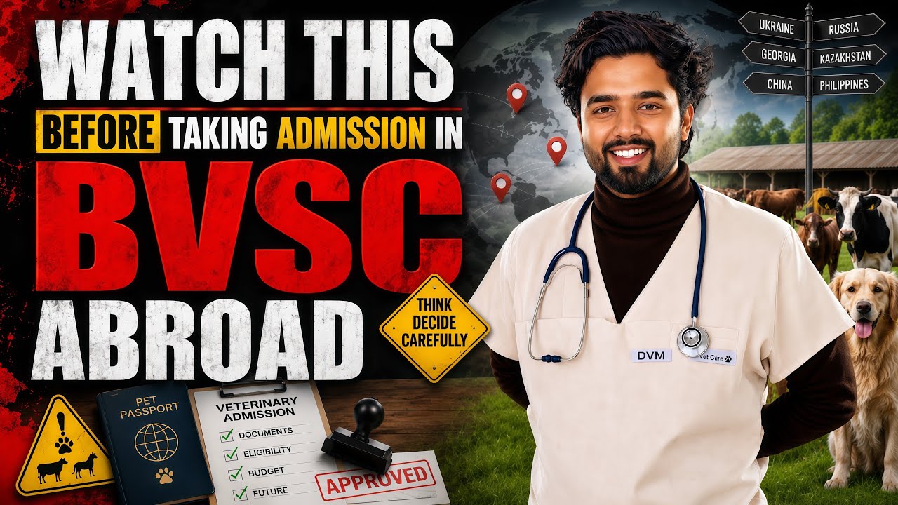 BVSc Abroad Admission 2026 | Don&rsquo;t Apply Before Watching This! 😳