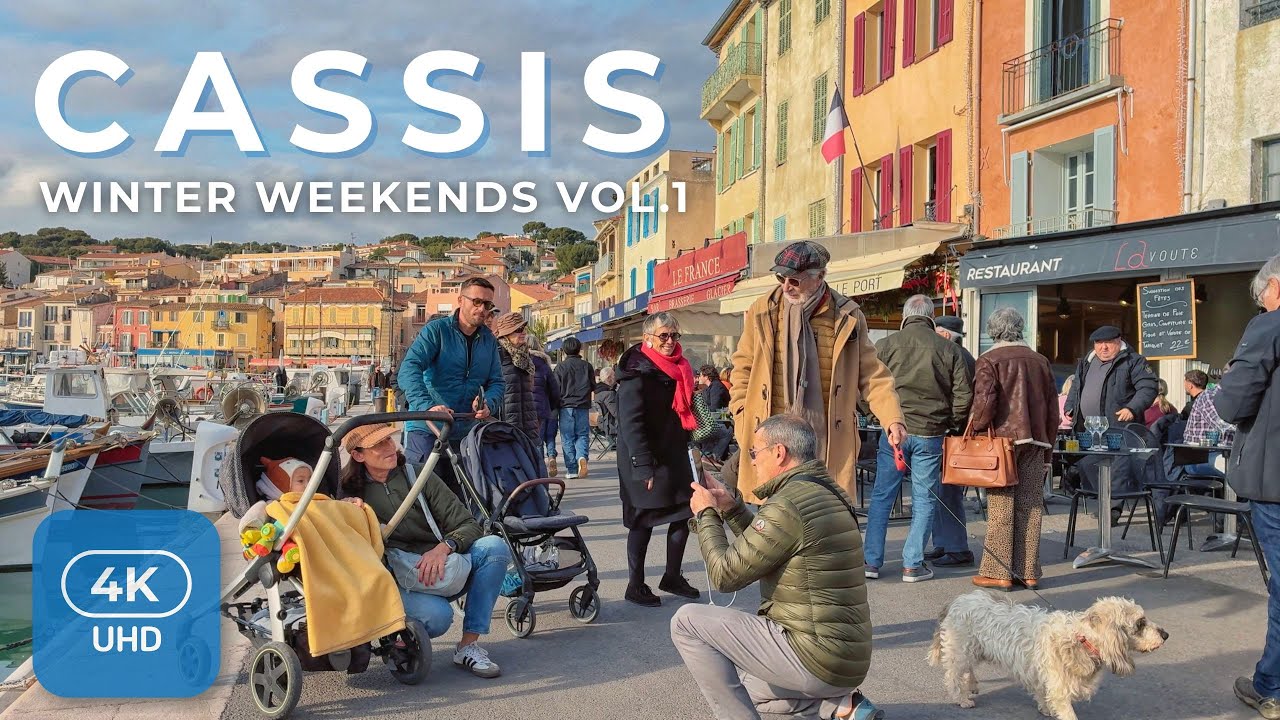 🇫🇷 Cassis Winter Weekends Vol. 1 | Port de Cassis in Soft Winter Light | 4K