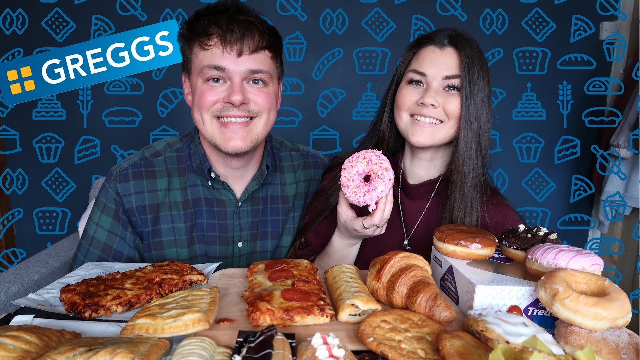 пробуем *всю* выпечку от GREGGS | дегустация!