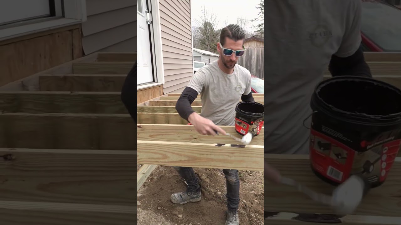 Deck builder tips and tricks #diy #homeimprovement #construction #deck