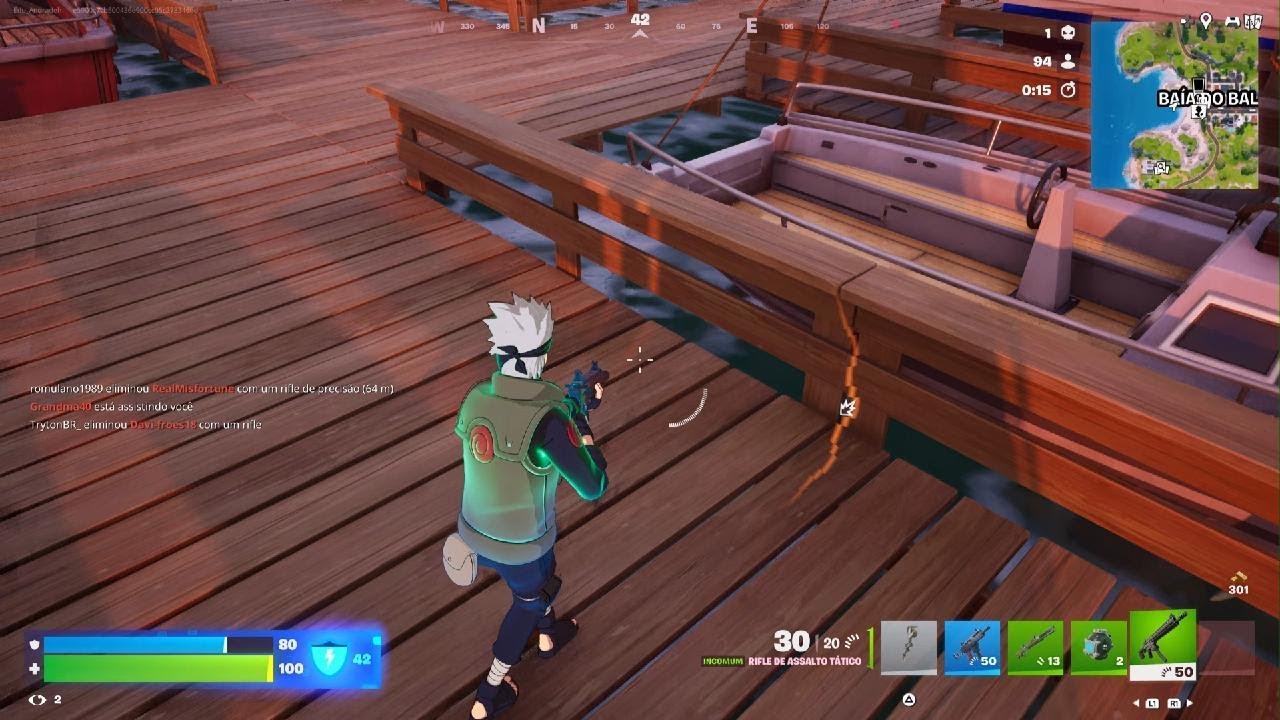 Mitando com Kakashi no Fortnite