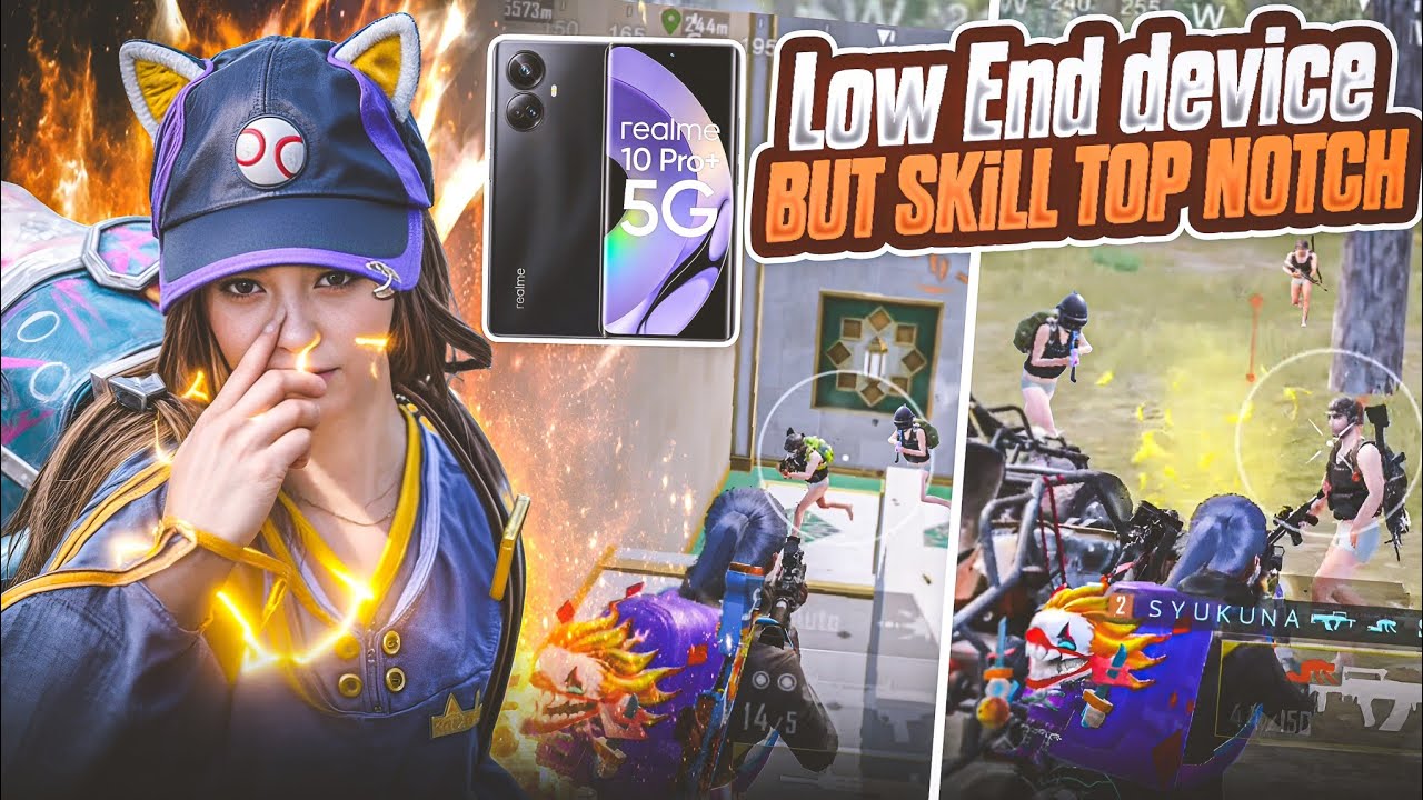 LOW END DEVICE  BUT SKILL TOP NOTCH ⚡ Intense Solo vs Squad Gameplay & Clutches | BGMI