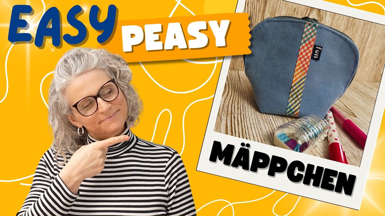 Wenig Aufwand, großer Effekt 💥 – So easy nähst du ein stylisches Mäppchen 🧵