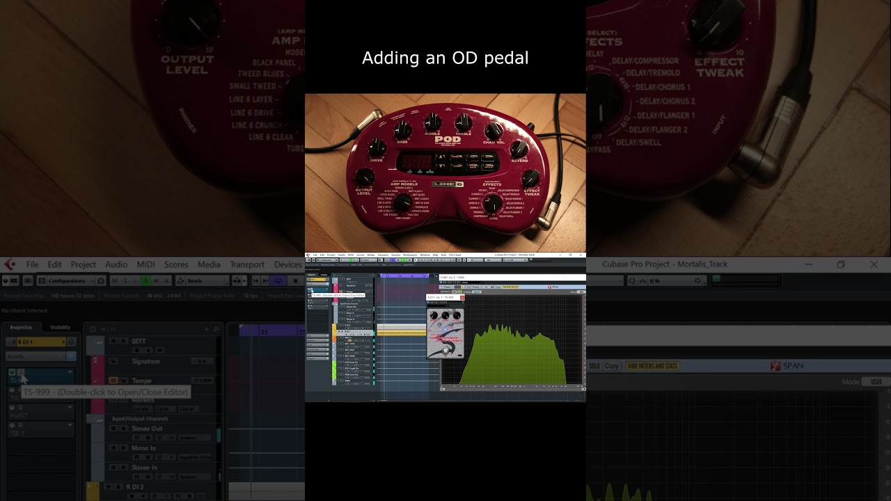 Reamping w/ prehistoric Line 6 Pod 2.0 