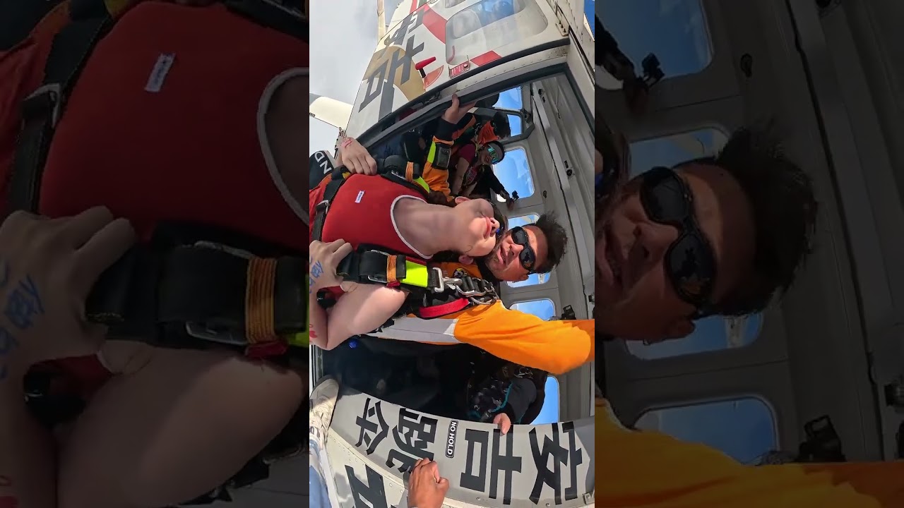 Huzhou skydiving is coming In 0 you could experience a skydive Lets go#Skydive in Zheli #A