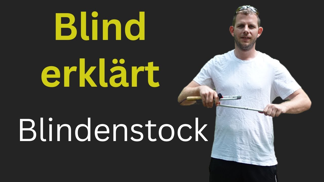 Wie orientiere ich mich mit dem Blindenstock?