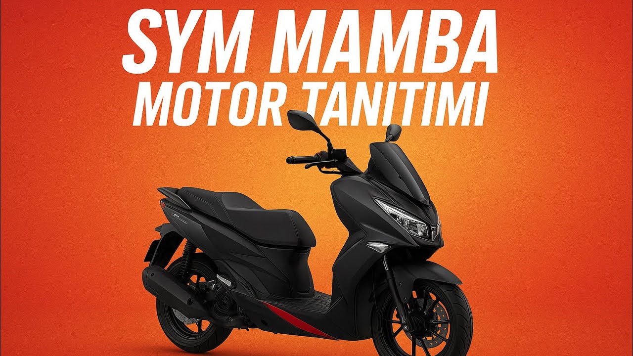 SYM Mamba motosiklet tanıtımı