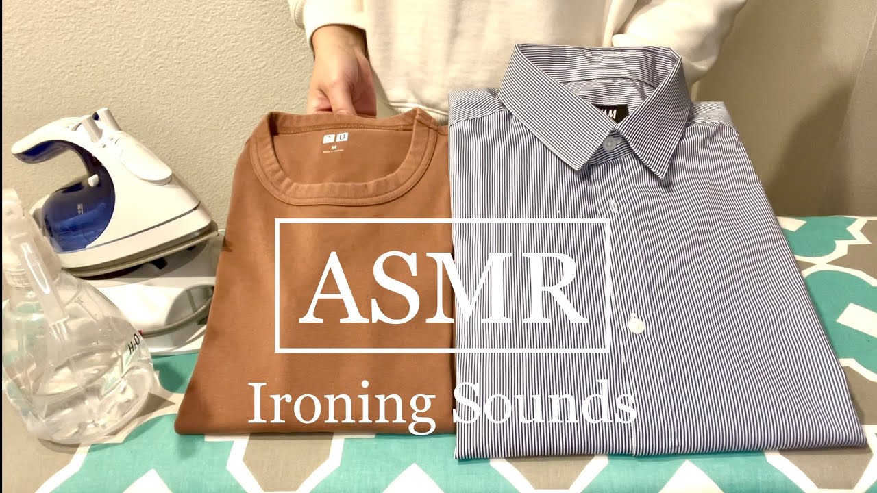 【ASMR】Soft Spoken Ironing and Folding Shirts with Me!