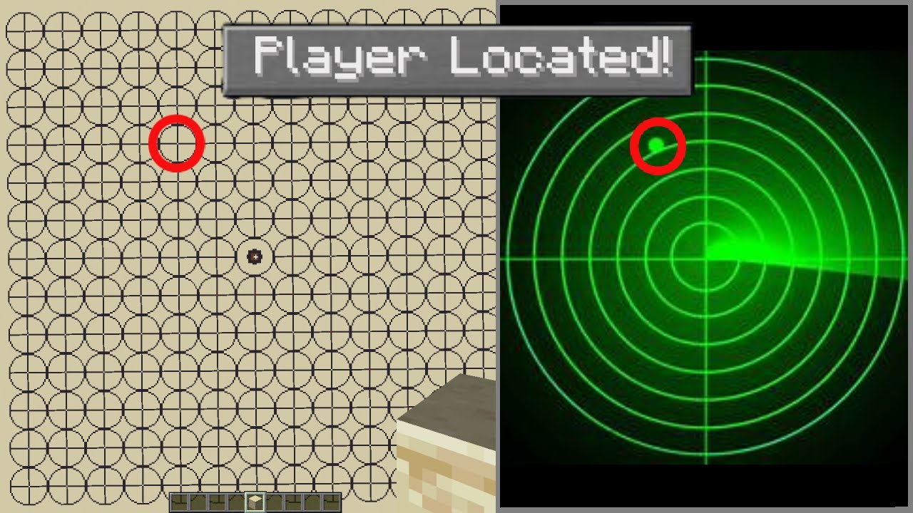 Minecraft's First Redstone Radar.