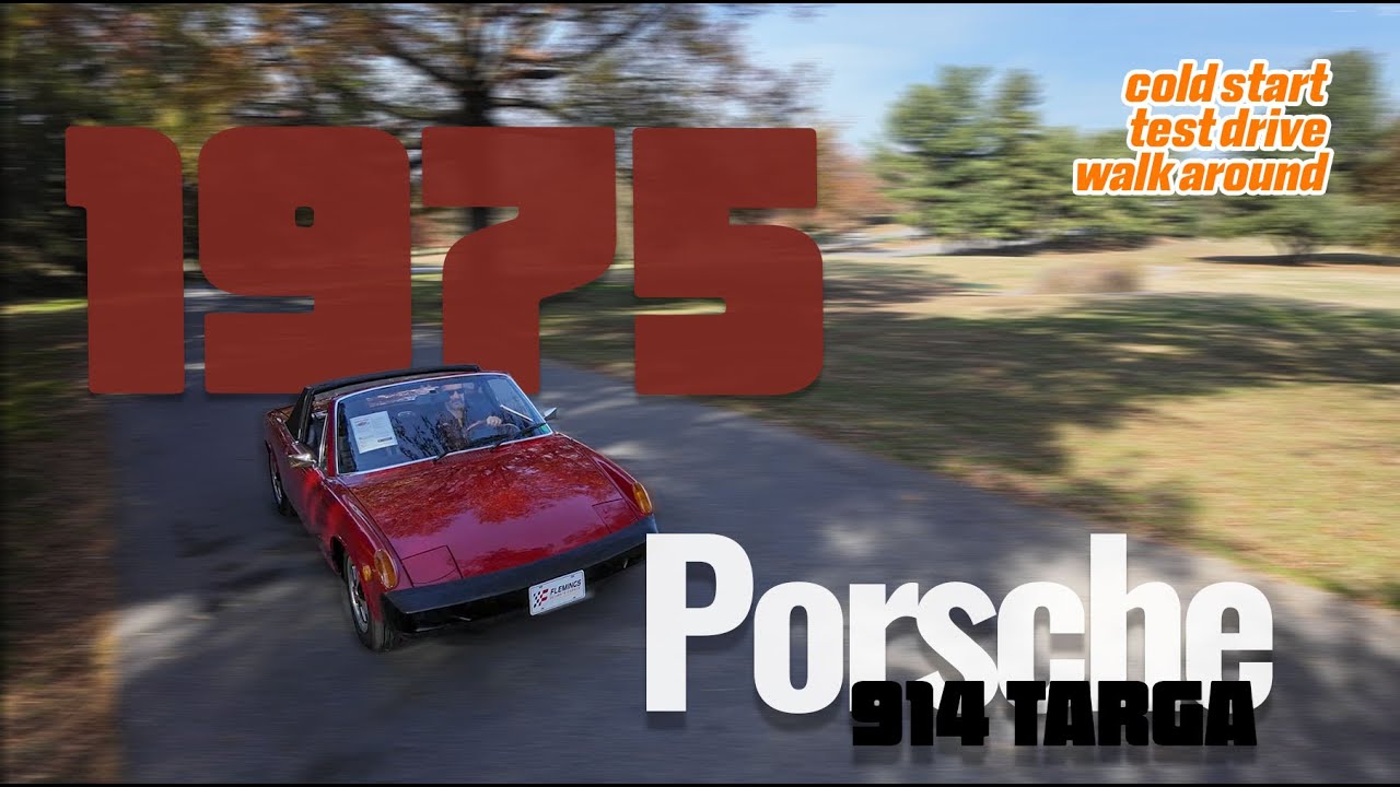 Porsche 914 Targa 1975 года — цвет «Малага красный», 5-ступенчатая коробка передач, выживший в Ка...