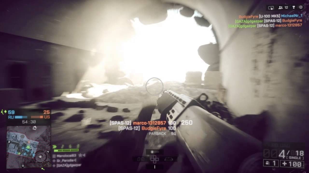 Bf4 tdm 46/4 gamplay spas-12
